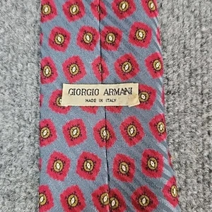 Vintage Giorgio Armani Seidenkrawatte Italy Made Allseeing Eye Abstrakt Surreal Krawatte - Bild 1 von 6