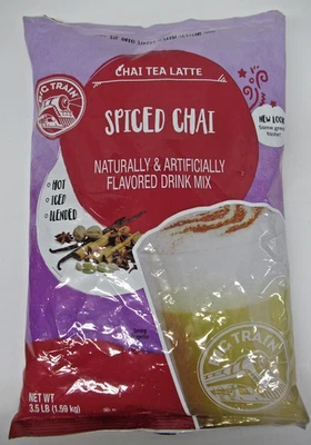 Mezcla instantánea de té Chai con leche en polvo Big Train Spiced, bolsa de 3,5 lb Foto 1 de 4