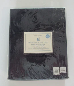 NIP Pottery Barn Kids Navy Sailcloth Blackout Curtain Panel 44X84" 4 available - Picture 1 of 9