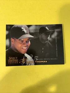 1996 Select Certified Edition - Frank Thomas #135 Chicago White Sox - Picture 1 of 10