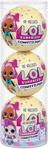 LOL Surprise Confetti Pop 3 Pack Showbaby Dolls Re-Released Series - NEW - Picture 1 of 5
