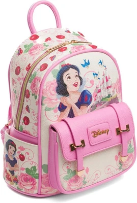 Mini Mochila Wondapop Disney Blancanieves 11" Cuero Vegano Moda Foto 1 de 4
