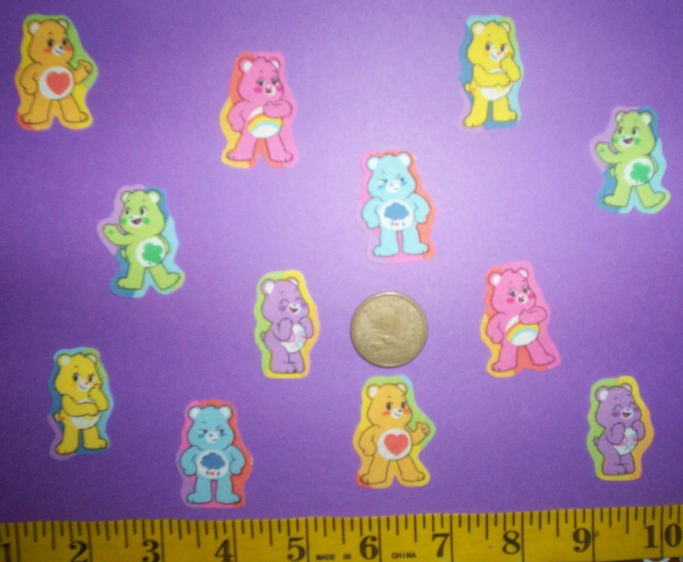 New! Little Care Bears Iron-ons Fabric Appliques Iron-ons - Image 1 of 1