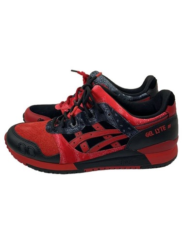 US10 Asics Sneakers Basse Taglio Rosso 1201A854 Gel Lyte Iii Og Nero Rosso 22Fw 