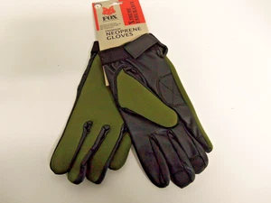 CLEARANCE NEW Fox Outdoor Lightweight Tactical Neoprene Gloves BLK/OD Sz SMALL - Picture 1 of 3