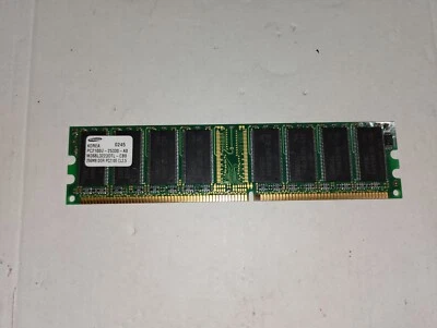 256MB RAM DDR (DDR1)266MHz 184-PIN PC2100U CL2.5 PC DESKTOP SAMSUNG M368L3223DTL - Immagine 1 di 2