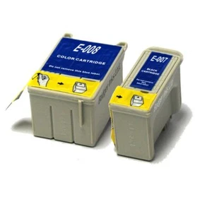 Black & Colour Compatible (non-OEM) Ink Cartridges to replace T007 & T008 - Imagen 1 de 1