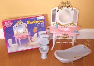 NEW FANCY LIFE DOLL HOUSE FURNITURE Bathroom PLAYSET (2316) - Picture 1 of 1