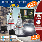 2Pcs 9005(HB3) LED Headlight High Beam Conversion Kit 6000K For Dodge Viper Dodge Viper