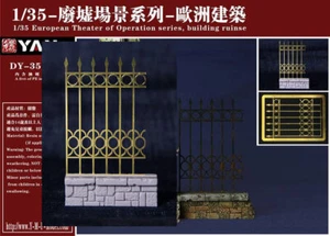 Yan Model 1/35 European Theatre of Operation Building Ruins Fence & Wall - Picture 1 of 1