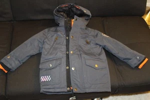 Diesel Puffer Coats 3 in 1 system Jacket Charcoal & Orange Hooded Jacke 2T Boys - Picture 1 of 11