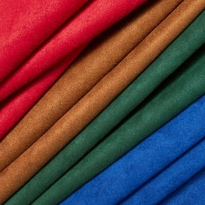 Suede Scuba Double Knit Faux Leather Polyester 60" Fabric By The Yard - Picture 1 of 23