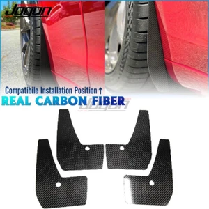 4pcs Carbon Fiber Mud Flaps Splash Guard Fender for Tesla Model S 2021+ Mudguard - Picture 1 of 10