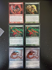 6x MTG FOIL ⭐⭐⭐Premium Deck Slivers⭐⭐⭐ Might Fury Virulent Metallic Sliver Magic