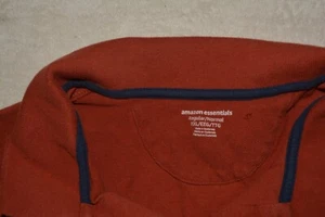 2XL Burnt Orange 2 Button Collared Polo Amazon Essentials Made In Gautemala - Picture 1 of 2