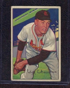 1952 Bowman Baseball Card #14 Cliff Chambers, St. Louis Cardinals, VG! - Picture 1 of 2
