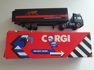 Vintage Corgi Lynx Express Delivery Network Volvo Car Transporter - Picture 1 of 3