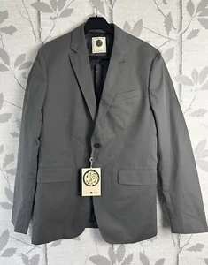Pretty Green Grey Blazer Size 38 Chest Men Casual - Picture 1 of 6
