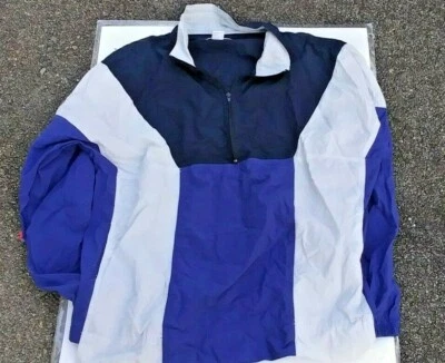 Chaqueta cortavientos vintage Bike Colorblock cuarto cremallera para hombre talla XL Foto 1 de 3