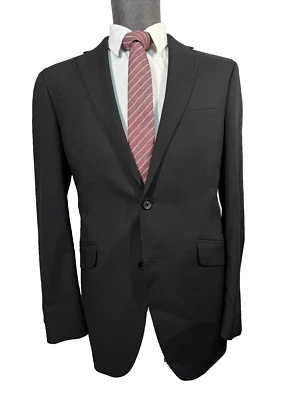 KENNETH COLE REACTION Mens Black STRETCH SLIM FIT Sport Coat Blazer Jacket 40R - Image 1 of 4