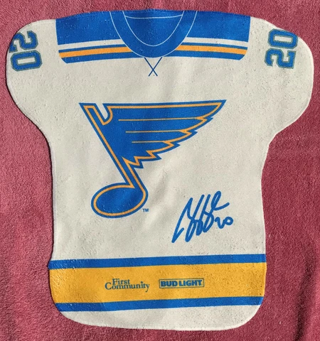 St. Louis Blues Brandon Saad 5/12/22 Rally Towel Round 1 Game 6 Cover