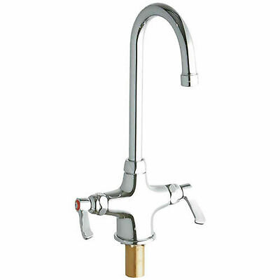 Elkay LK500GN04T4SC Commercial Faucet 2.2 Gpm Polished Chrome Deck Mount NIB • 64.22£