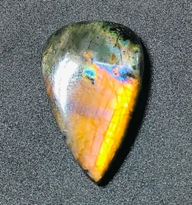 Piedra Labradorita Espectrolita Natural Cabujón Piedras Preciosas Joyería 43 Cts. ME-11813 - Imagen 1 de 5