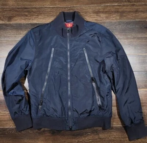 Seven for All Mankind Jacket Men’s Size Medium Bomber Flight Alpha Denim - Picture 1 of 3