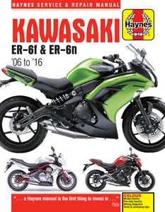 Kawasaki ER-6f & ER-6n (06 - 16) Haynes Repair Manual (Paperback) - Picture 1 of 6