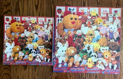 Vtg 1978 Springbok CUDDLY COMPANIONS Stuffed Animals Jigsaw Puzzle #PZL2071 - Image 1 of 4