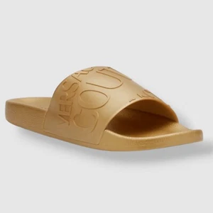 NUEVO VERSACE JEANS COUTURE Para hombre Oro Deslizamiento Sandalias Zapatos Talla EE. UU. 9.5 / EU 43 - Imagen 1 de 9