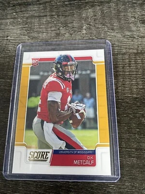 2019 Score Gold #352 D.K. Metcalf Rookie Card Seahawks - Image 1 of 2