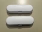 NEW PHILIPS SONICARE TRAVEL CASES WHITE (Case only) x LOT 2  (From HX751K)