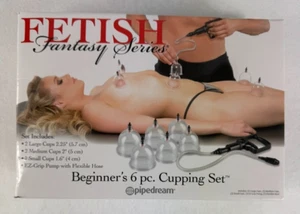 Fetish Fantasy Series Beginner's 6 Pc. Cupping Set by Pipedream - New in Box - Picture 1 of 3