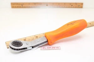 Snap on RBYC51 15mm Orange Metric Hard Handle Reversible Ratchet Wrench USA - Picture 1 of 12