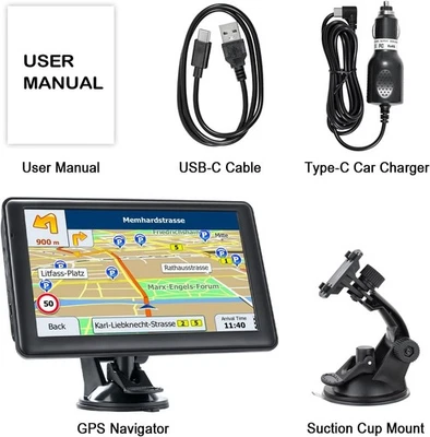 GPS Navigator for Car Truck, GPS Commercial Drivers 2025 Trucker GPS for Semi Tr - Image 1 of 4