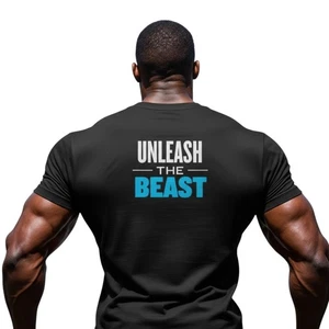Beast Sports Nutrition Beast - Unleash The Beast T-Shirt Size Large - Picture 1 of 2