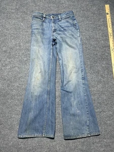 Vintage 60er 70er Jahre Damen Levi 643 Orange Tab Flare Hippie Bell Bottom Jeans 31x32 - Bild 1 von 11