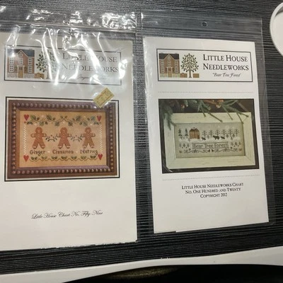 Needle Point Patterns Seven Total Patterns 5 Little House Needleworks 2 Other - Image 1 of 4