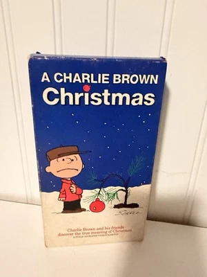 Charlie Brown Christmas Classic 1990 VHS Factory Sealed Rare Promo Foto 1 de 4