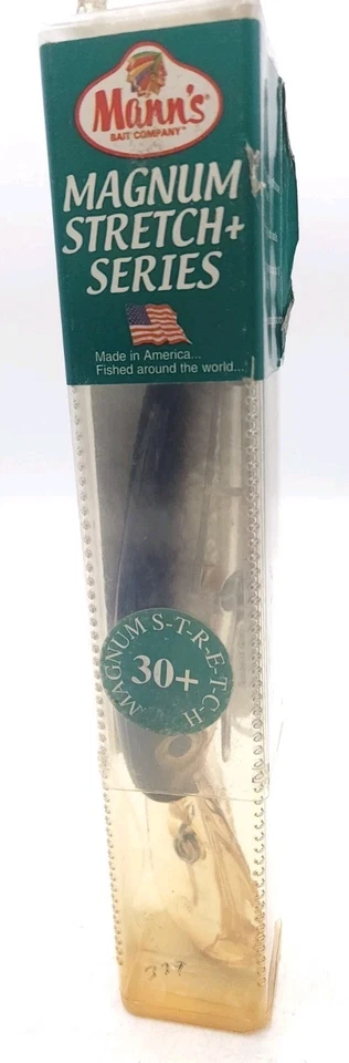 Mann's Bait Magnum Stretch 30 Black Back Mylar SDRB887-M Deep Sea Fishing Lure