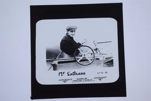 Mr. Latham - Pilot - Glass Magic Lantern Slide - Tyler's Topical - Picture 1 of 1