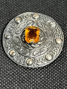 Early 20th Century Scandinavian (Norway/Denmark) Arts & Crafts Silver Brooch - Picture 1 of 7