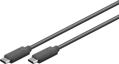 USB-C 3.1 Generation 1 Kabel, C Stecker  C Stecker, schwarz - Länge: 3,00 m - Bild 1 von 3