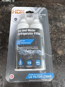 HDX FML-4 Ice and Water Refrigerator Filter Replacement For LG LT800P ( 2 Pack ) - Picture 1 of 5