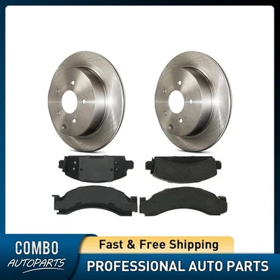 Juego de pastillas de freno de disco delanteras rotor de freno de disco para GMC C35 1975-1978 Foto 1 de 4