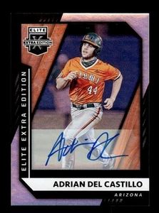 Panini Elite 2021 edición extra #67 firmas de Adrián del Castillo - Imagen 1 de 2
