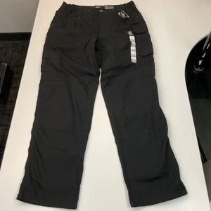 Pantalones de ajuste regular 5.11 Tactical Taclite Pro Ripstop, 74273 - negros 36x32 - Imagen 1 de 3