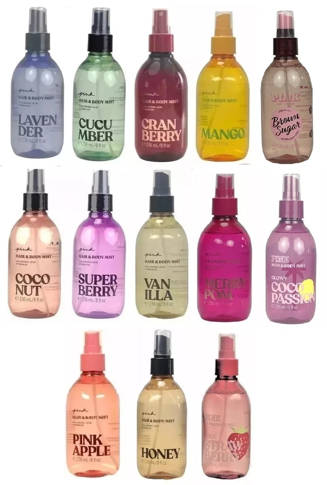 VICTORIA'S SECRET PINK HAIR & BODY MIST SPRAY SPLASH SPRITZ 8 oz 236ml NEW - Image 1 of 1