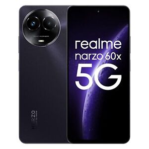 Realme narzo 60X 5G Purple 6GB 128GB 50 MP Dual Sim 6.72" Global Version.
